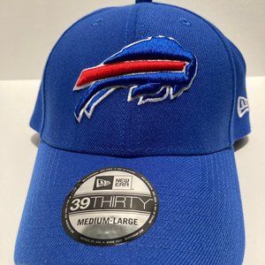 New Era 39Thirty Buffalo Bills Fitted Mens Hat/Cap, size M/L